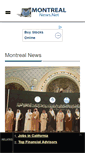 Mobile Screenshot of montrealnews.net